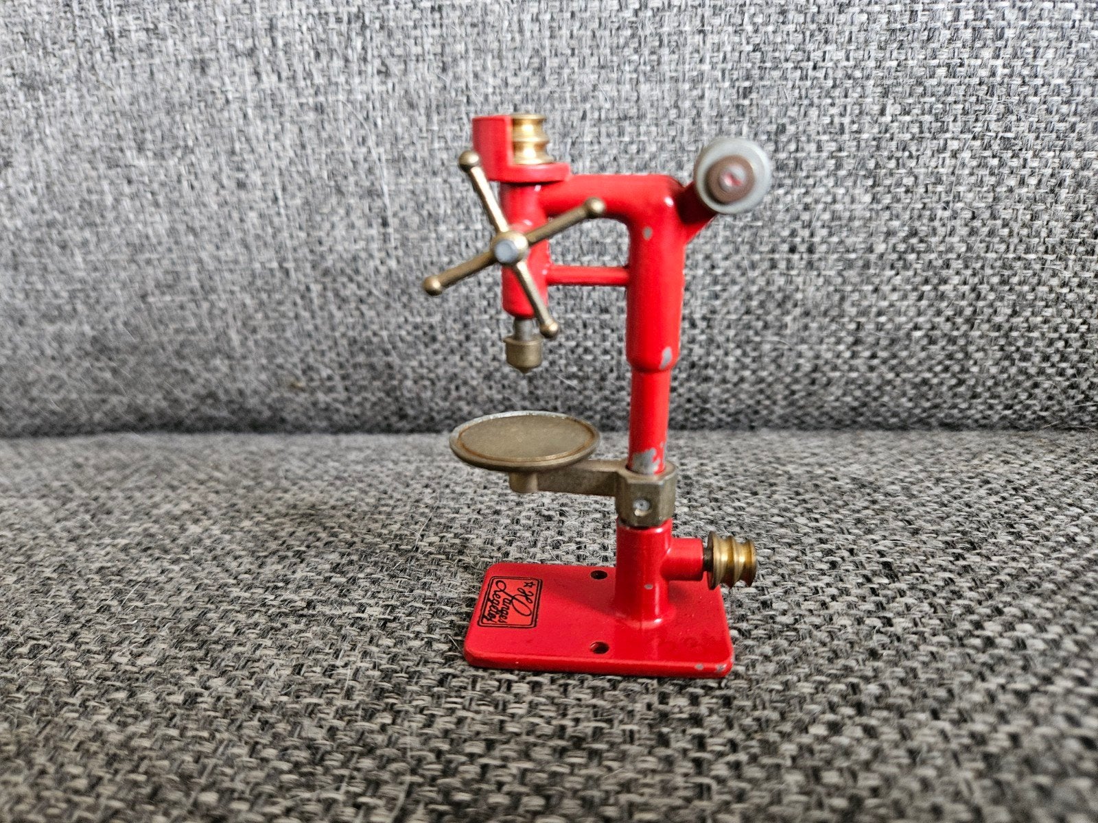 Vintage Lange's Kegels miniatuur boormachine, Verzenden