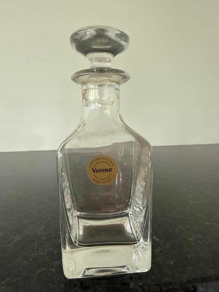 Verona Loodkristal 24% Karaf - Made in EEC, Antiek en Kunst, Antiek | Glas en Kristal, Ophalen