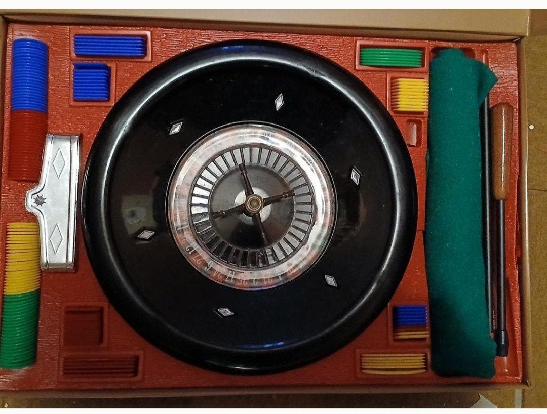 Vintage Roulette Nevada Spel - Made in Italy, Vijf spelers of meer, Ophalen of Verzenden, Gebruikt, Nevada