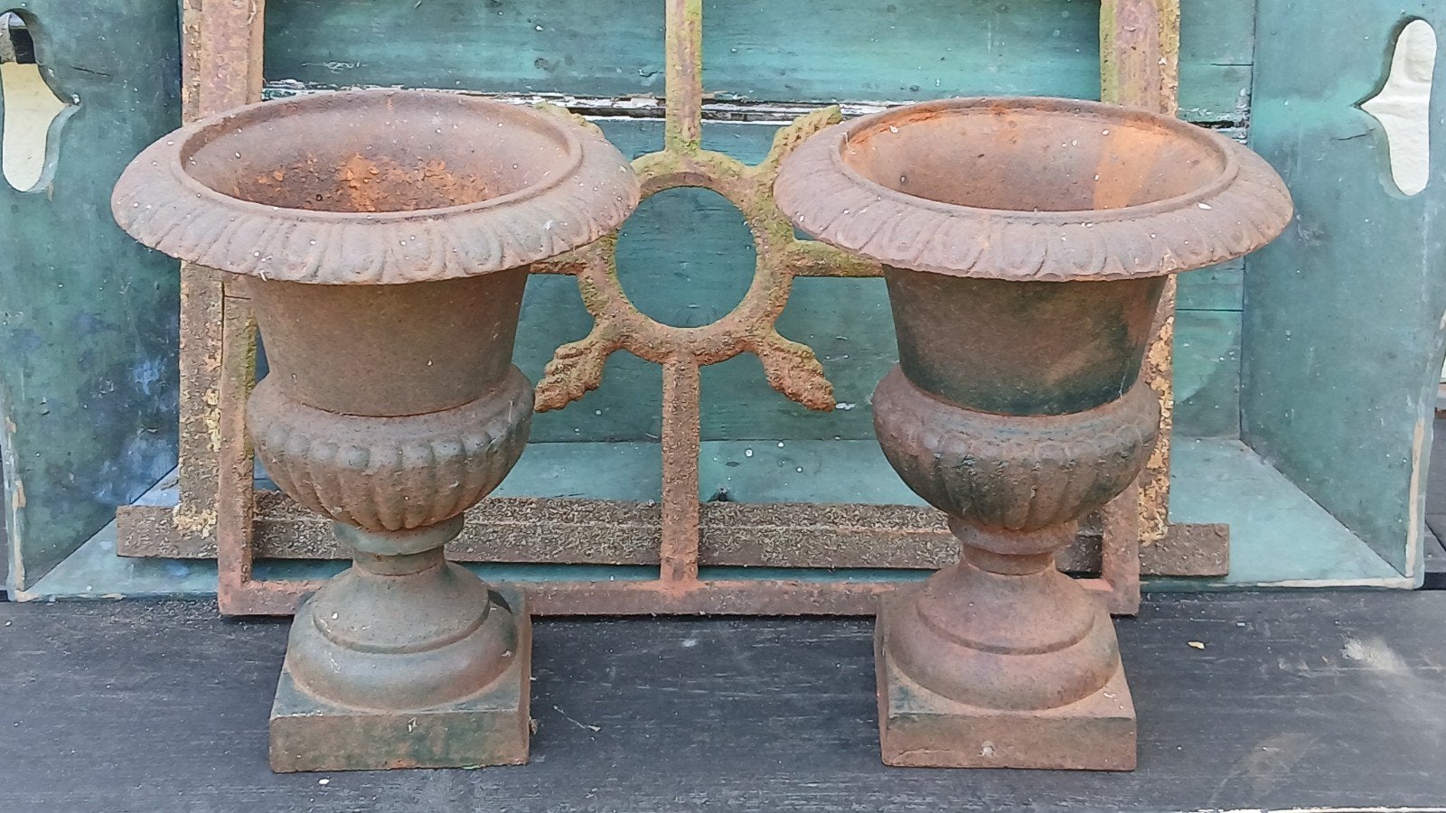 Gietijzeren potten, Tuin en Terras, Tuinvazen, Ophalen