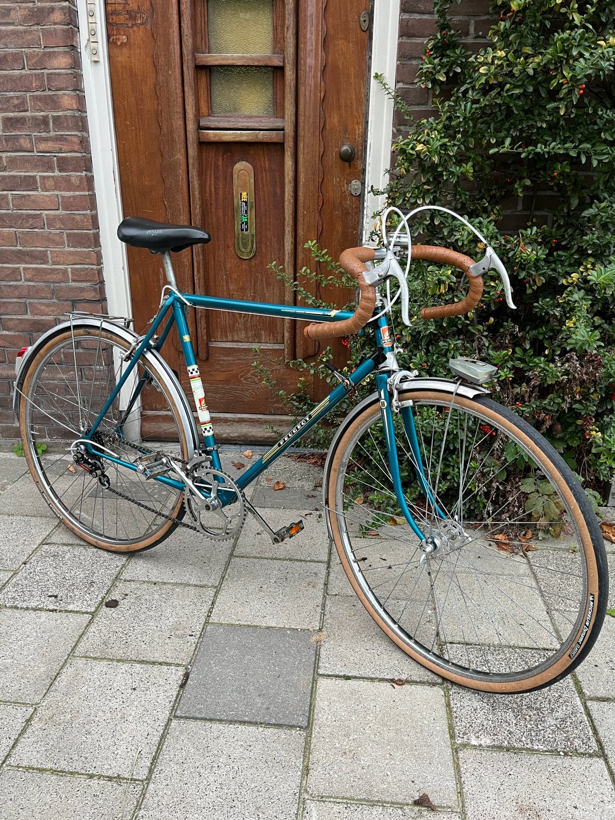 Vintage peugeot toerfiets, 55 tot 59 cm, Ophalen