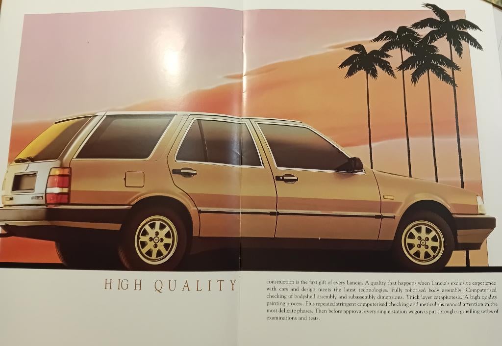 Brochure Lancia Thema Stw, Ophalen of Verzenden, Overige merken