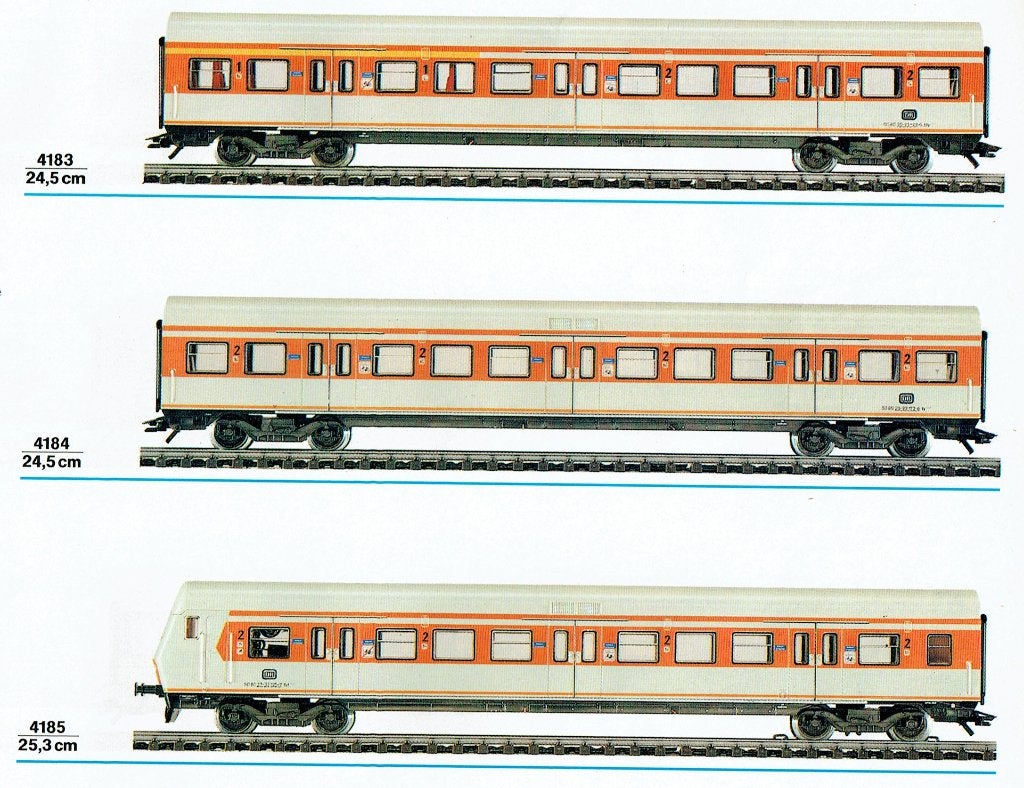 Marklin 4183 en 4184 en 4185, Wisselstroom, Treinset, Nieuw, Ophalen of Verzenden
