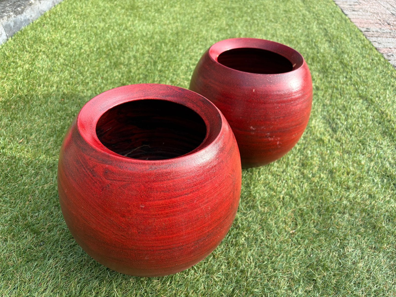 Prachtige plantenpotten, Rond, Zo goed als nieuw, Minder dan 40 cm, Balkon
