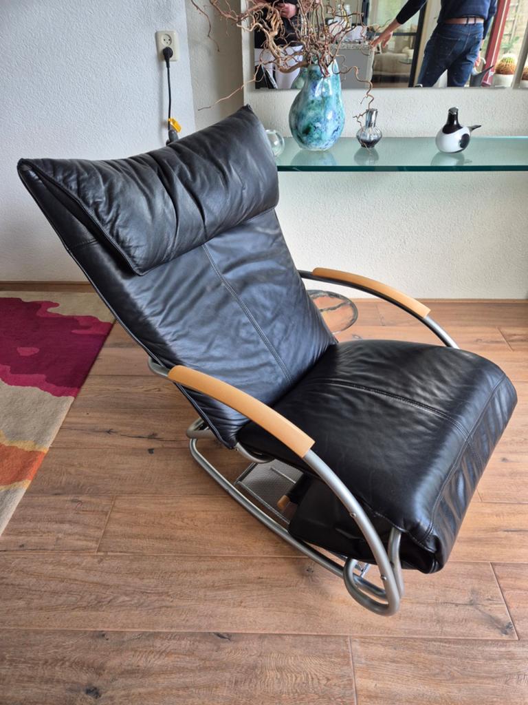 Bonaldo Swing Ten Limited Edition Relaxfauteuil Leer, Huis en Inrichting, Fauteuils, Ophalen, Gebruikt, Modern, Design, Italiaans