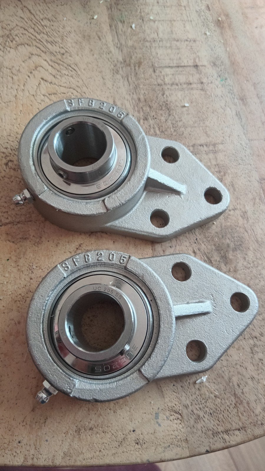 2 stuks SFB205 UC205 kussenbloklagers, Ophalen