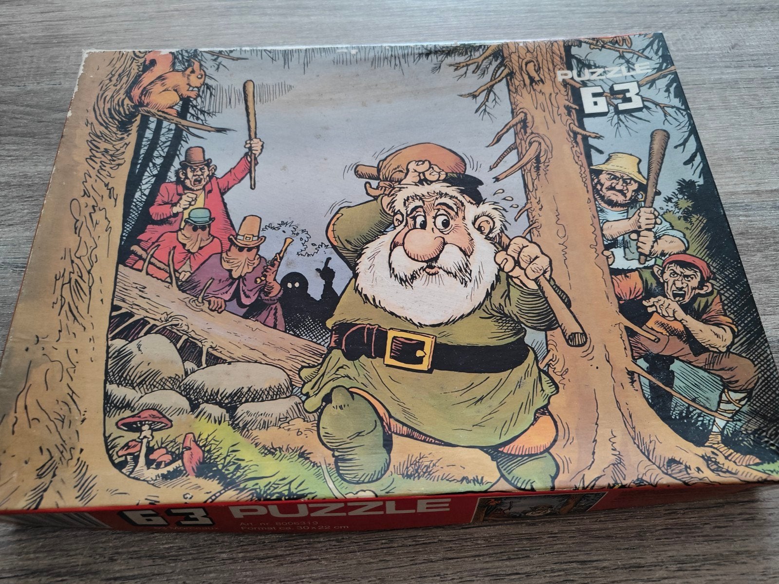 Vintage Douwe Dabbert Legpuzzel 63 Stukjes, Verzamelen, Ophalen of Verzenden, Overige figuren, Gebruikt, Boek of Spel
