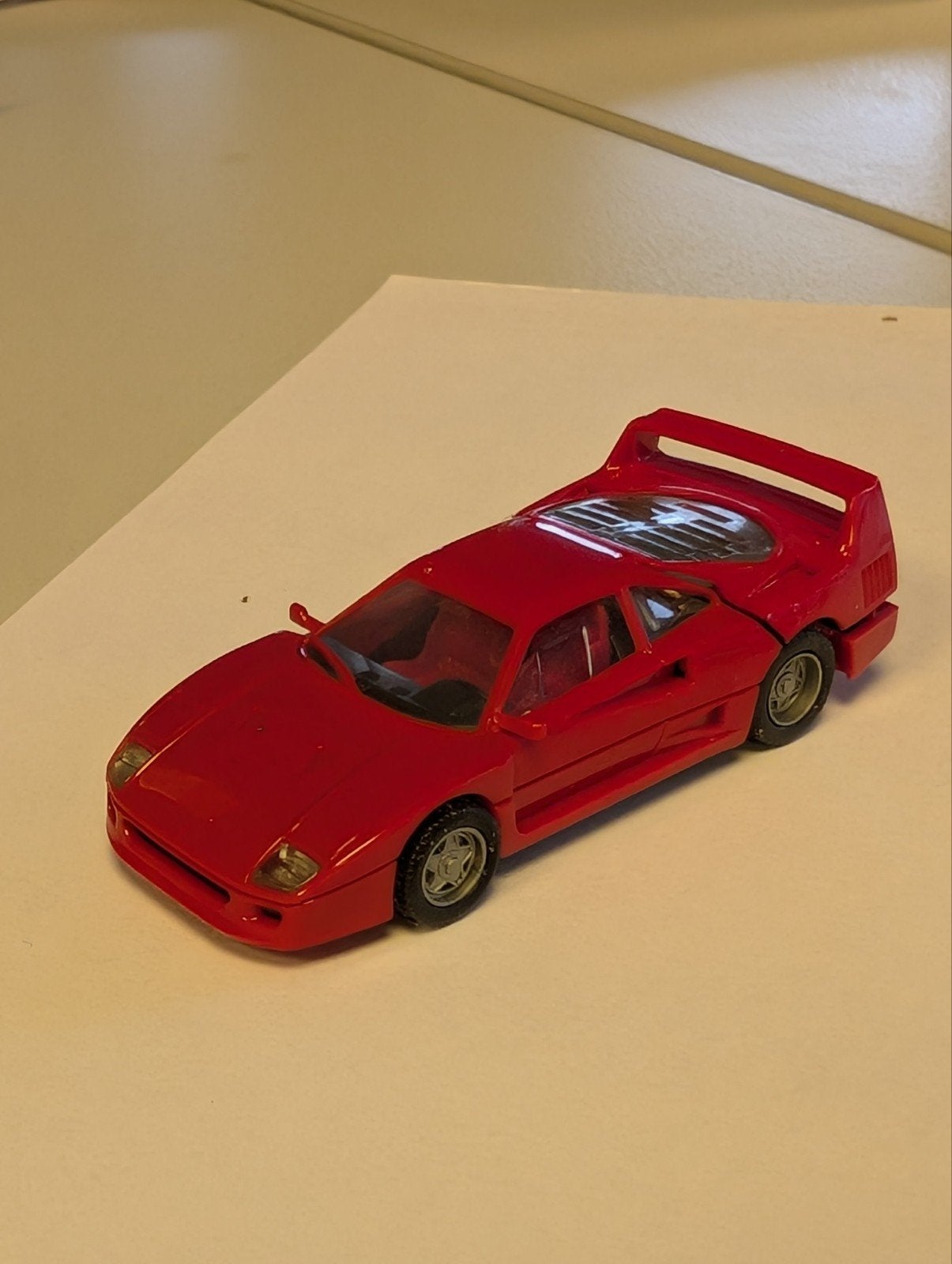 Herpa Ferrari F40 1/87 Miniatuurmodel - Made in W. Germany, Ophalen, Zo goed als nieuw, Auto, Herpa
