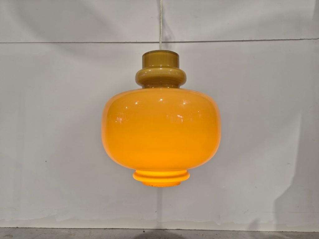 Oplight75 hans arne jacobsen staff leuchten vintage lamp, Huis en Inrichting, Onbekend, Ophalen of Verzenden, Glas, Onbekend