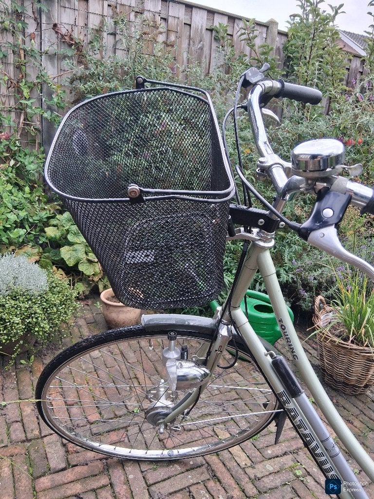 Basil fietsmand, afneembaar, Ophalen, Zo goed als nieuw, Fietsmand, Basil  zwart