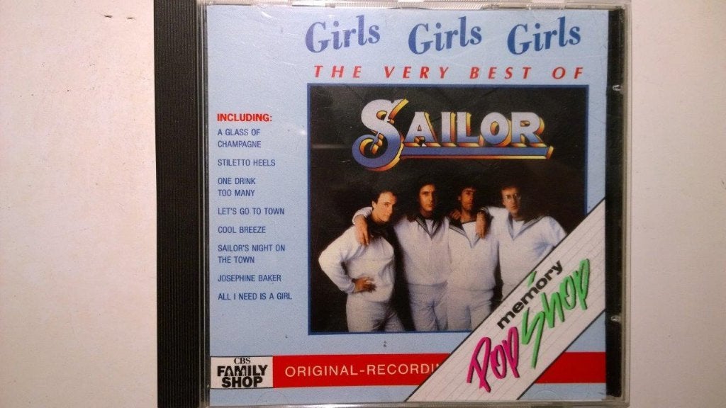 Sailor - Girls Girls Girls The Very Best Of Sailor, Ophalen of Verzenden, Zo goed als nieuw, Pop, Album