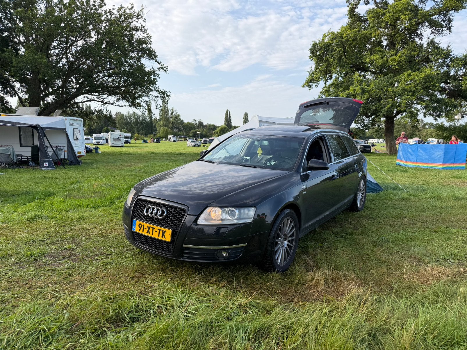 Audi A6 3.2 FSI 188KW Avant Quattro AUT 2006 Zwart, Auto's, Automaat, Euro 5, Zwart, 1715 kg