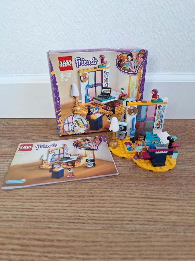 Lego friends Andrea's slaapkamer 41341, Ophalen of Verzenden, Zo goed als nieuw