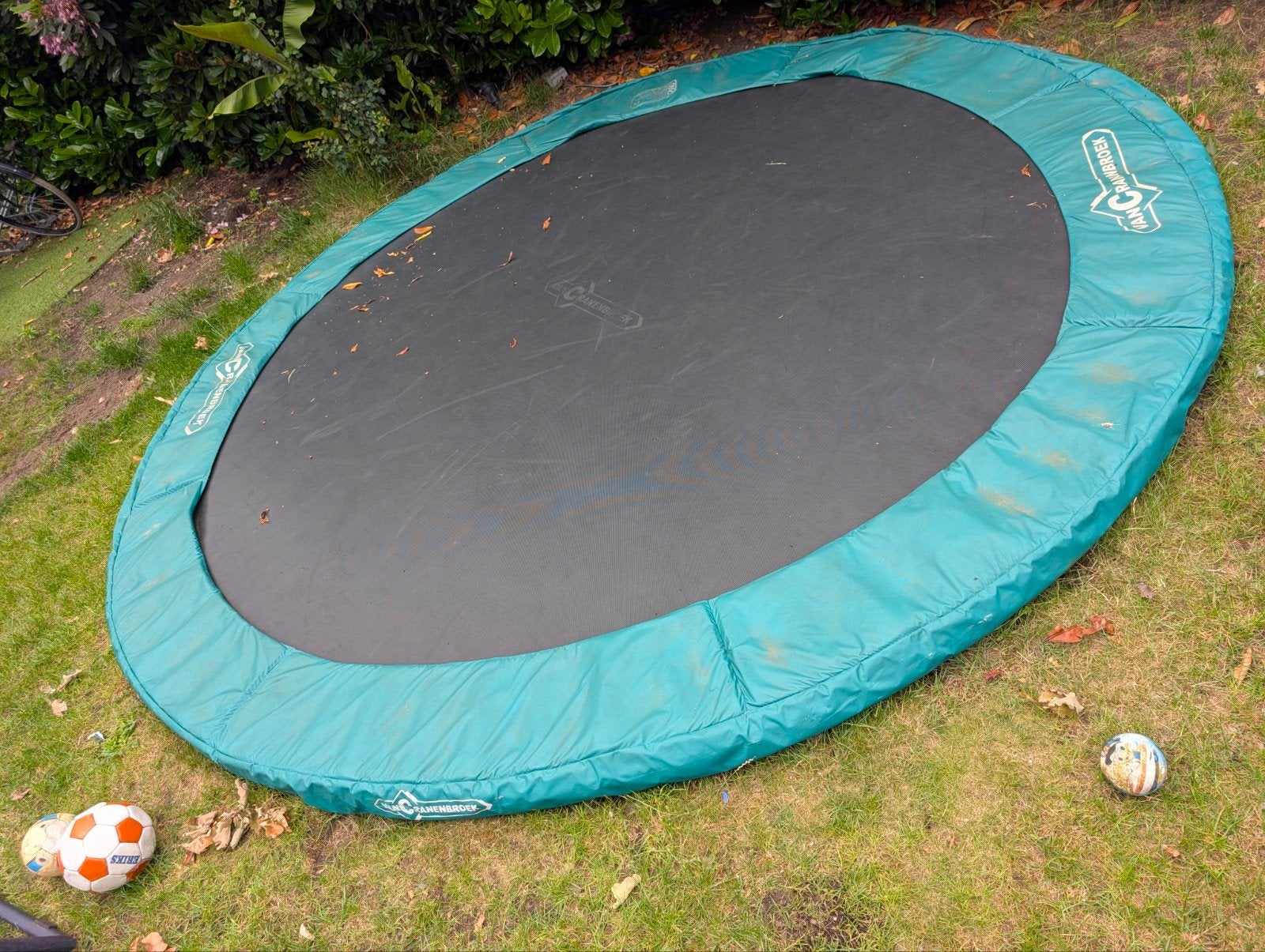 Trampoline 360cm met nieuwe rand, Ophalen of Verzenden, Gebruikt