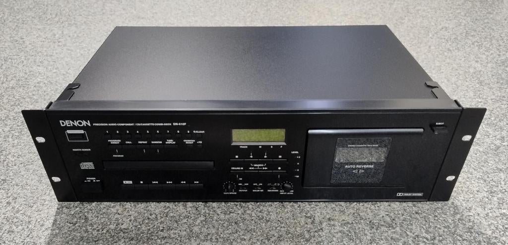 Denon DN-610F CD + Cassette Recorder combi (ZGAN), Ophalen of Verzenden, Zo goed als nieuw, Overige merken