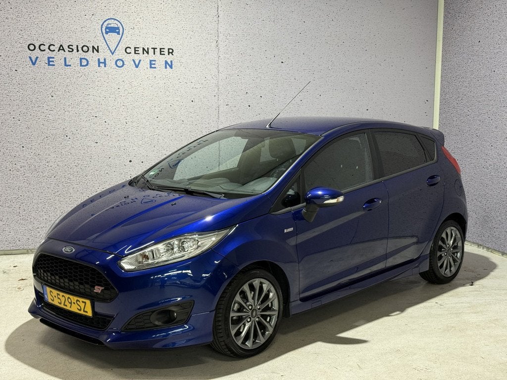 Ford Fiesta 1.0 EcoBoost ST Line // AIRCO // NIEUWE APK, Auto's, Ford, Voorwielaandrijving, Blauw, 23 km/l, Bedrijf