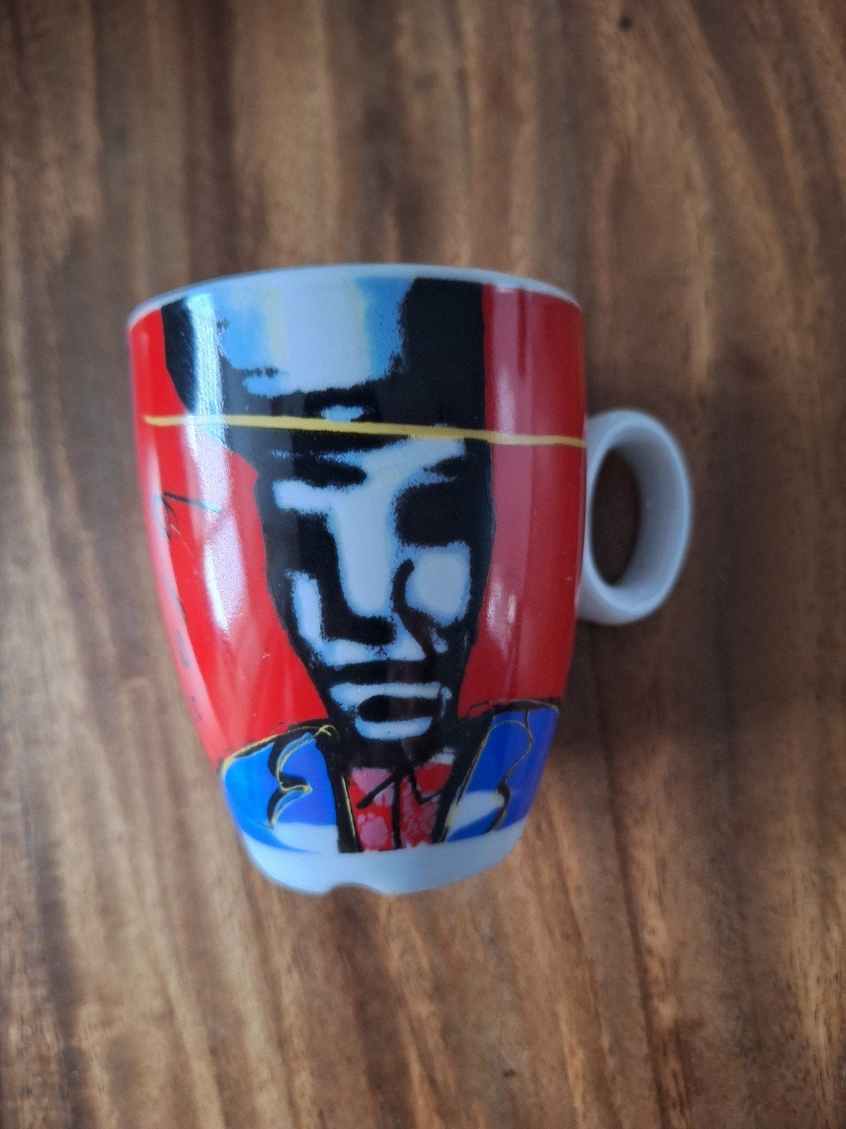 Senseomodel Mok Herman Brood - Uniek Design, Zo goed als nieuw, Overige stijlen, Aardewerk, Mok