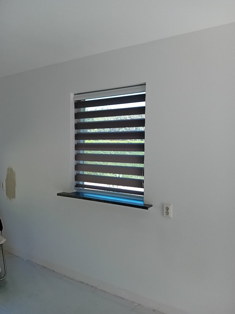 Raamdecoratie, Ophalen, Overige materialen, Lamellen, Grijs