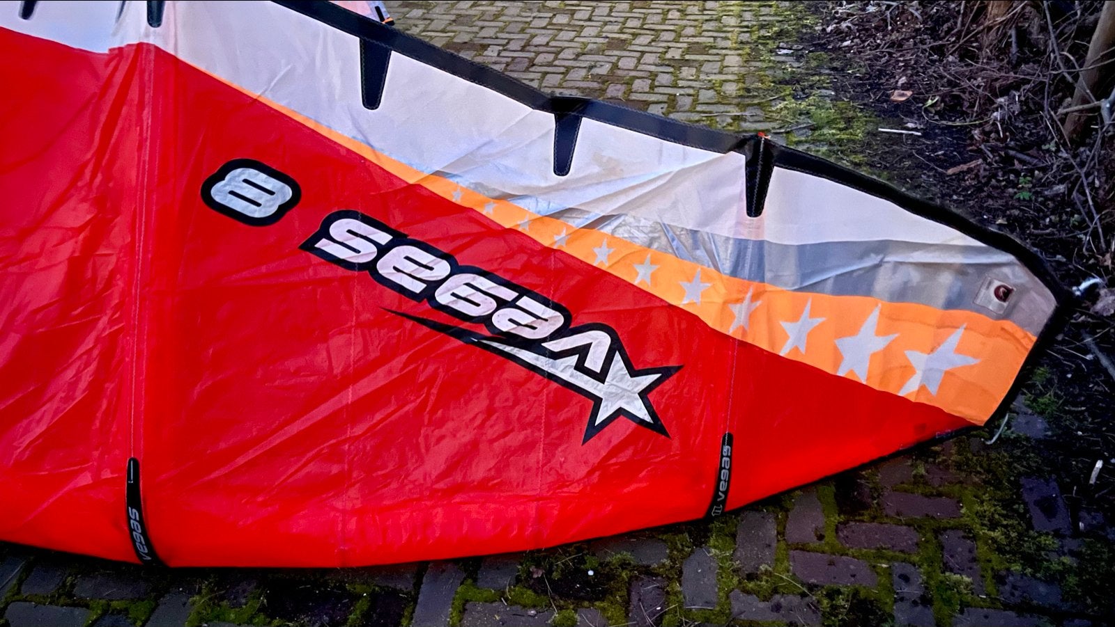 North Kiteboarding Vegas 8m² C-Kite High-Wind/Freestyle, Ophalen of Verzenden, Gebruikt, Overige typen