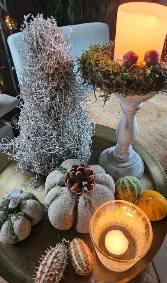 Herfstdecoratie set - Sfeervol en compleet, Ophalen of Verzenden, Zo goed als nieuw
