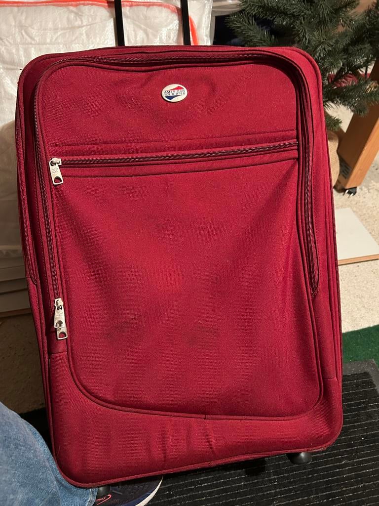 Koffer medium size, Overige materialen, 50 tot 60 cm, Zo goed als nieuw, Wieltjes