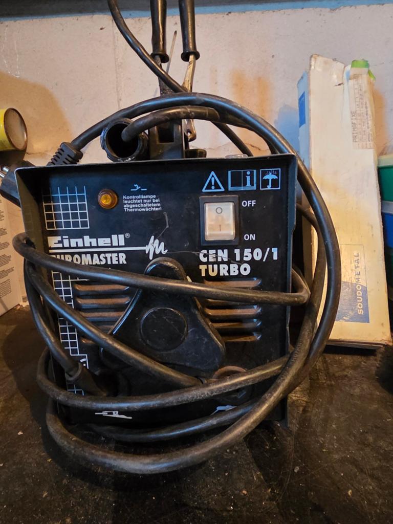 Einhell Euromaster CEN 150/1 Turbo Lasapparaat, Ophalen, Gebruikt, 150 tot 250 ampère, Elektroden