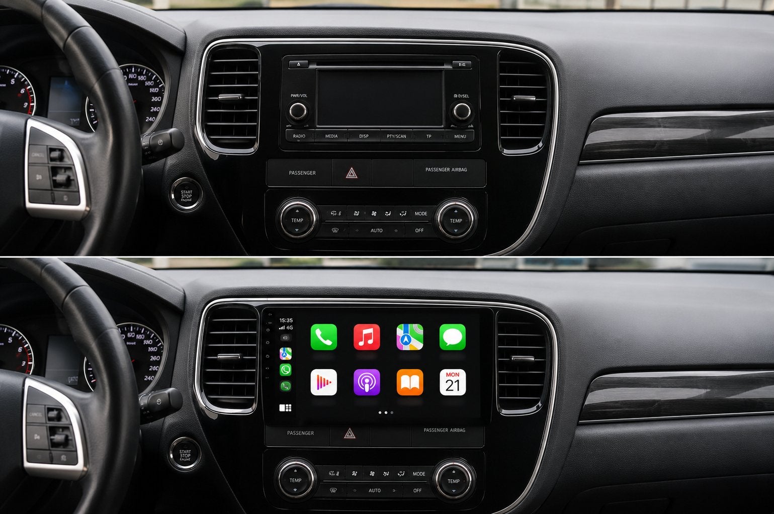 Mitsubishi Outlander CarPlay & Android Auto Inbouw, Auto diversen, Autoradio's, Ophalen, Nieuw