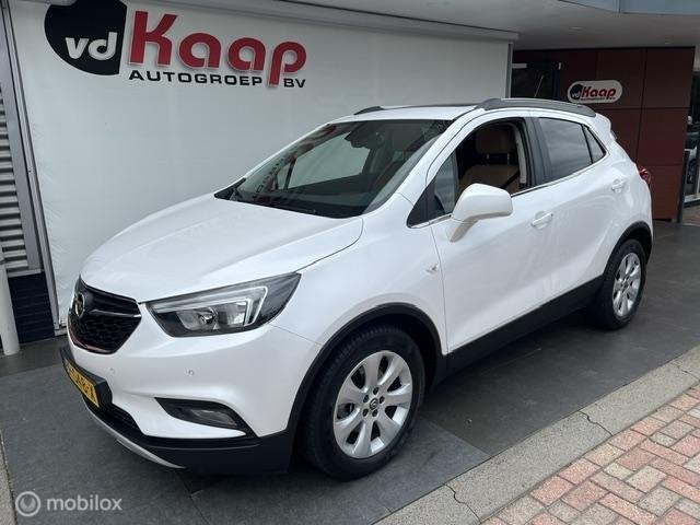 Opel Mokka X 1.4 Turbo Bi-Fuel Innovation, Auto's, Gebruikt, Wit, Handgeschakeld, 1364 cc
