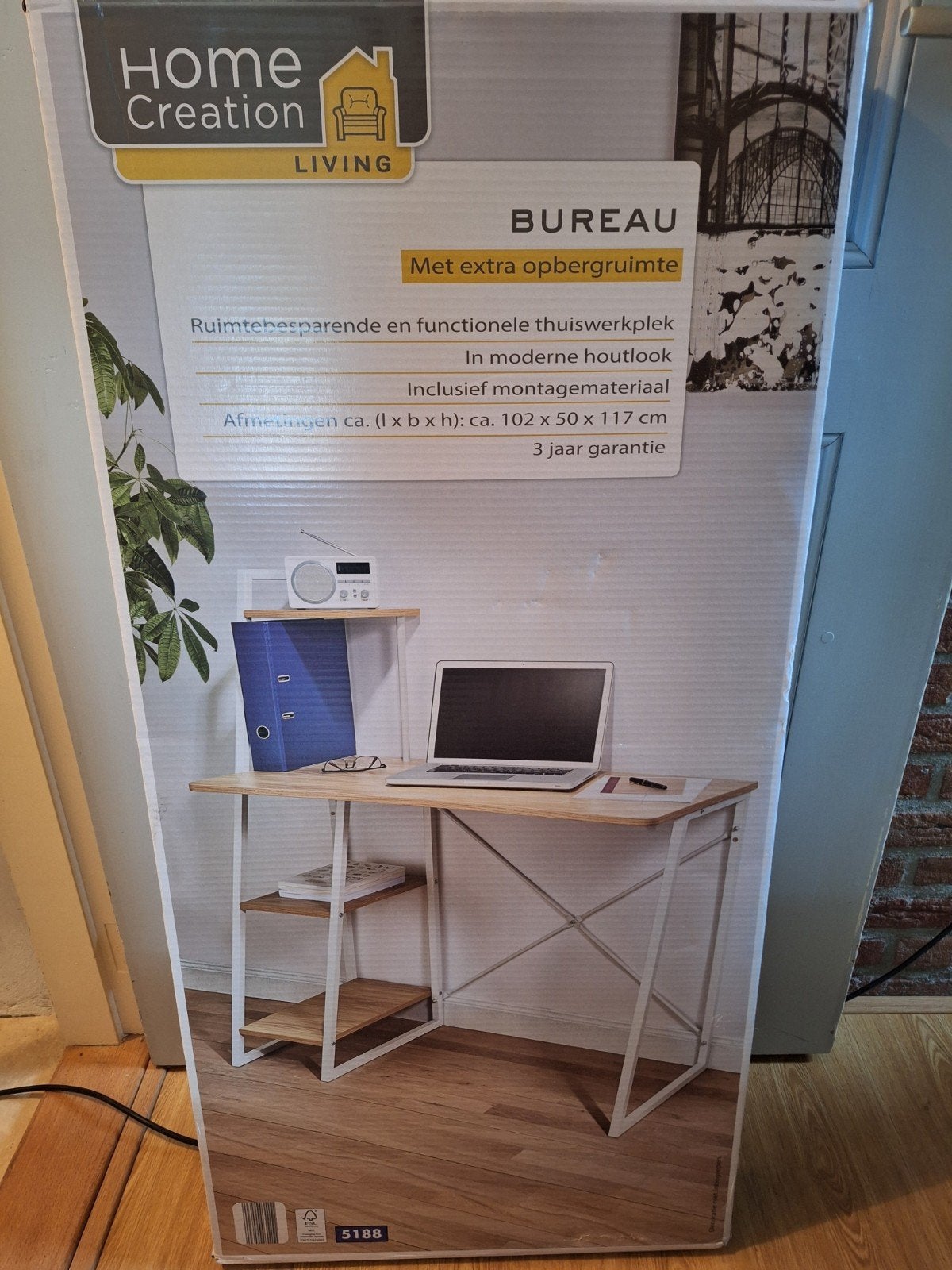 Nieuw Home Creation Bureau met Opbergruimte - Ongeopend, Ophalen, Hout, Nieuw, Overige merken