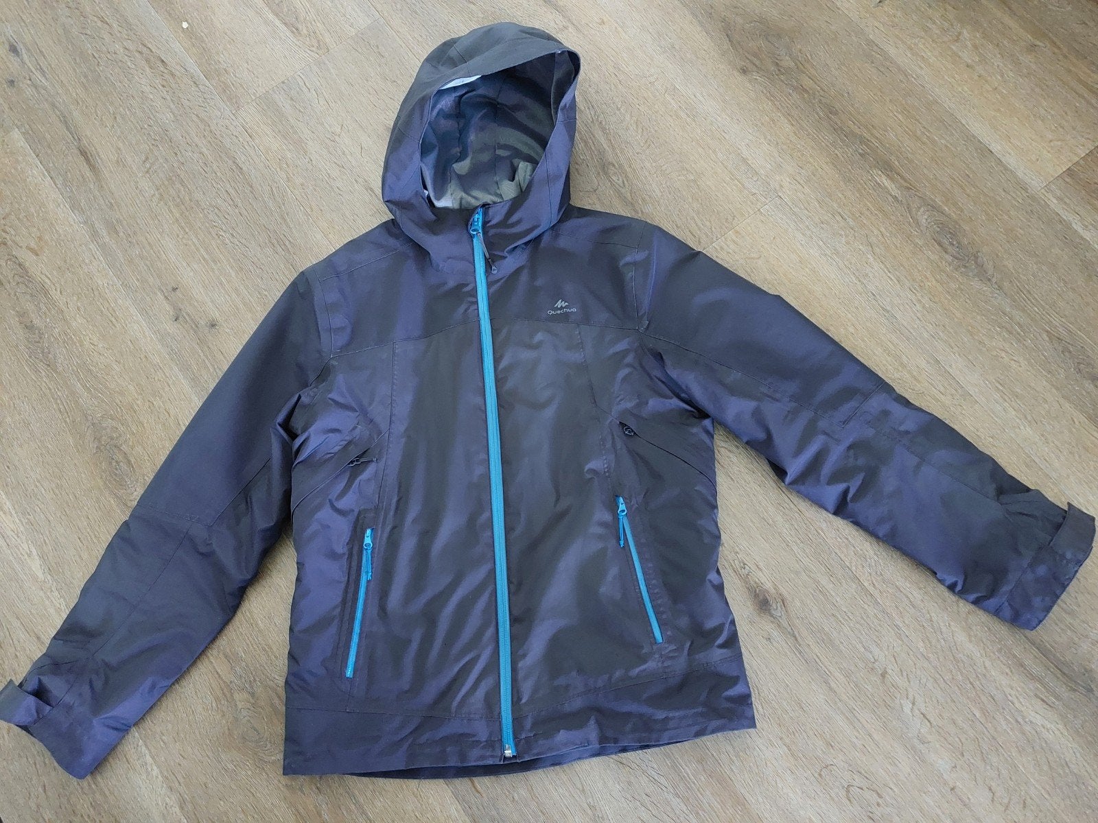 Decathlon Quechua winterjas ski wind- en waterdicht 158 zgan, Quechua, Jongen of Meisje, Ophalen of Verzenden, Zo goed als nieuw