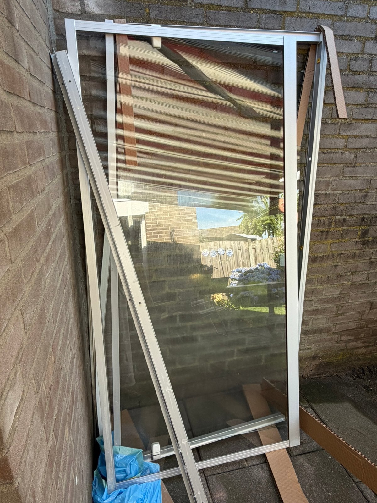 Douchecabine Duscholux voor douchebak 90x90 cm GEBRUIKT, Ophalen, Gebruikt, Glas, Douche