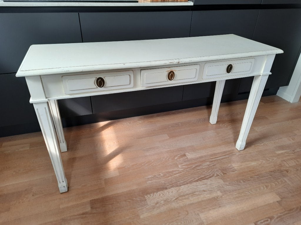 Vintage sidetable, Ophalen, Gebruikt, 100 tot 150 cm, Vintage