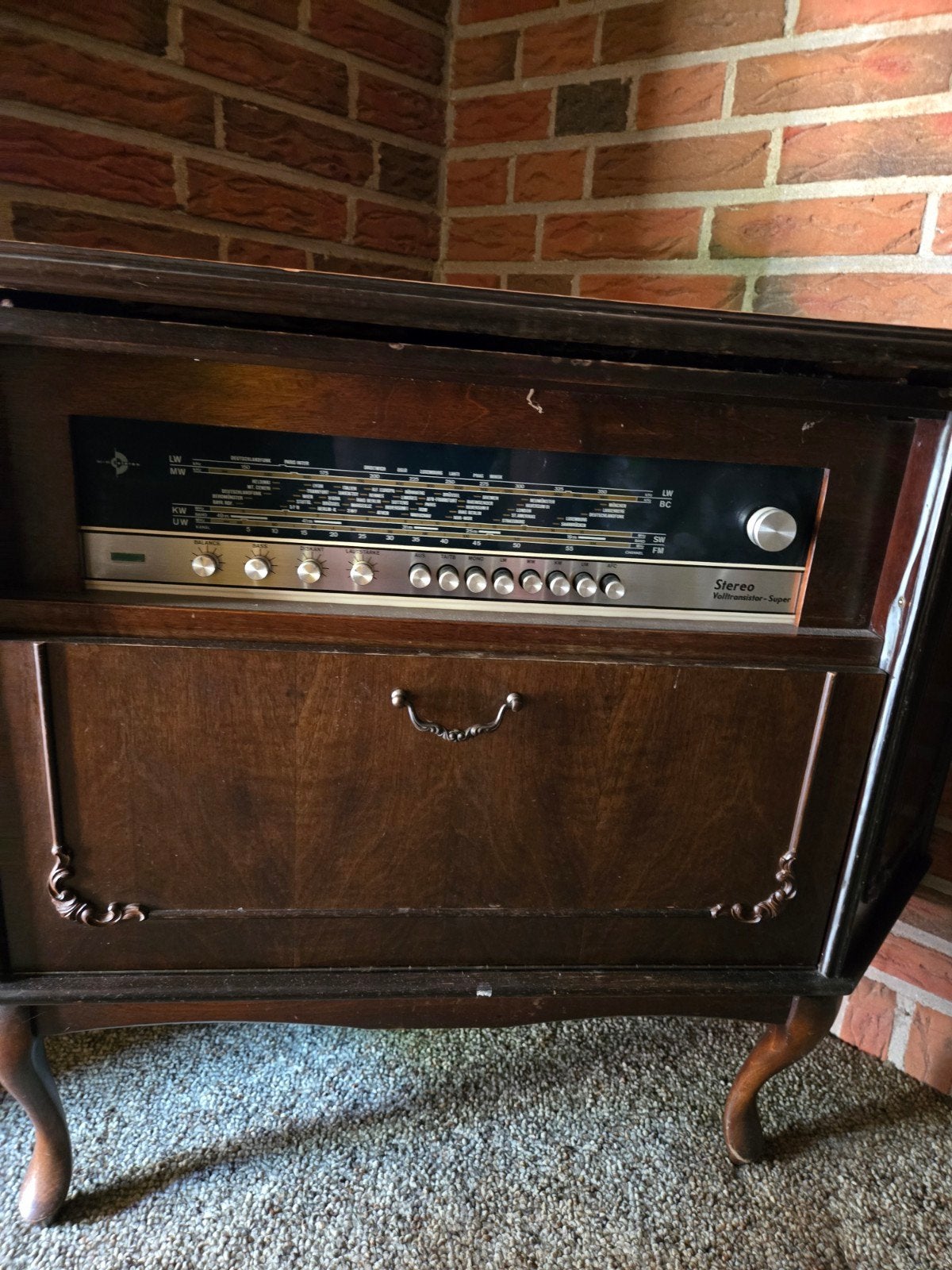 Philips Stereo Meubel met Platenspeler en Cassettedec, Ophalen