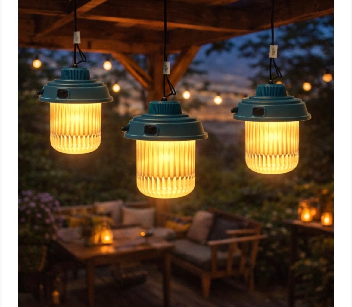 USB Oplaadbare Campinglamp - 3 Lichtfuncties, Nieuw, Ophalen of Verzenden, No data, Accu