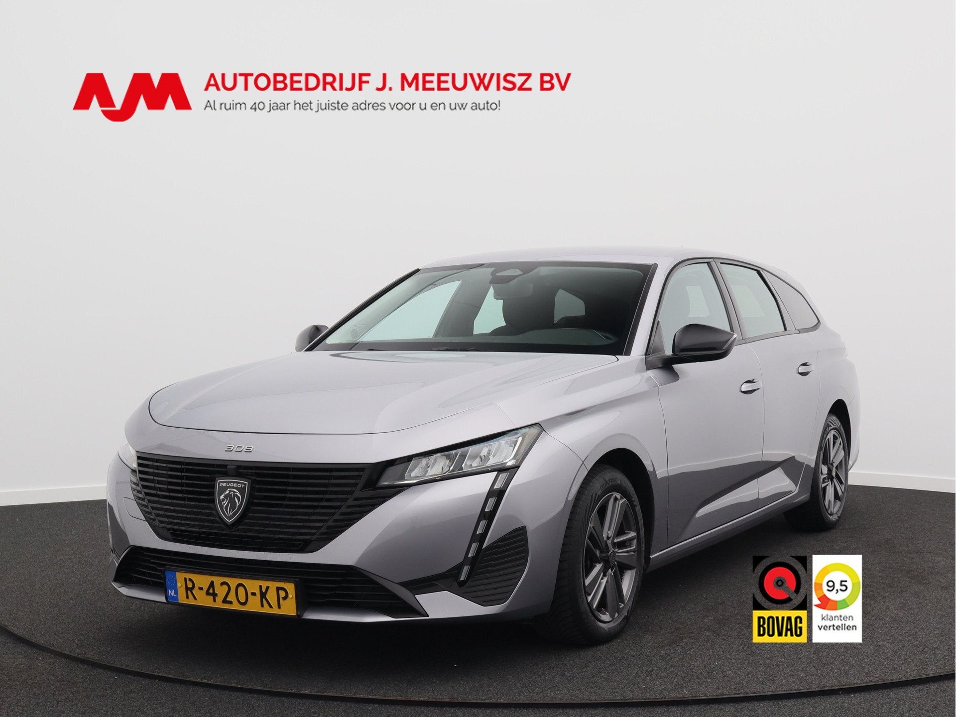Peugeot 308 SW 1.2 PureTech Active Pack Business/ automaat!, Stof, Gebruikt, 1199 cc, Origineel Nederlands