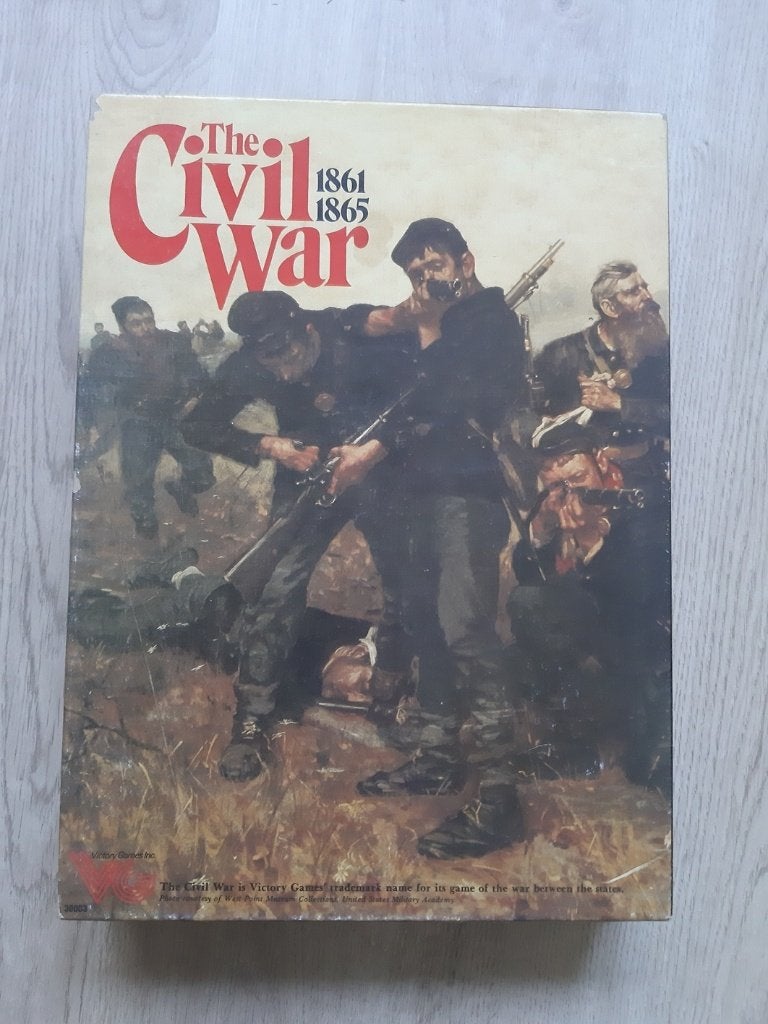 Wargame / board game: The Civil War 1861 - 1865, Hobby en Vrije tijd, Een of twee spelers, Verzenden, Zo goed als nieuw, Victory Games