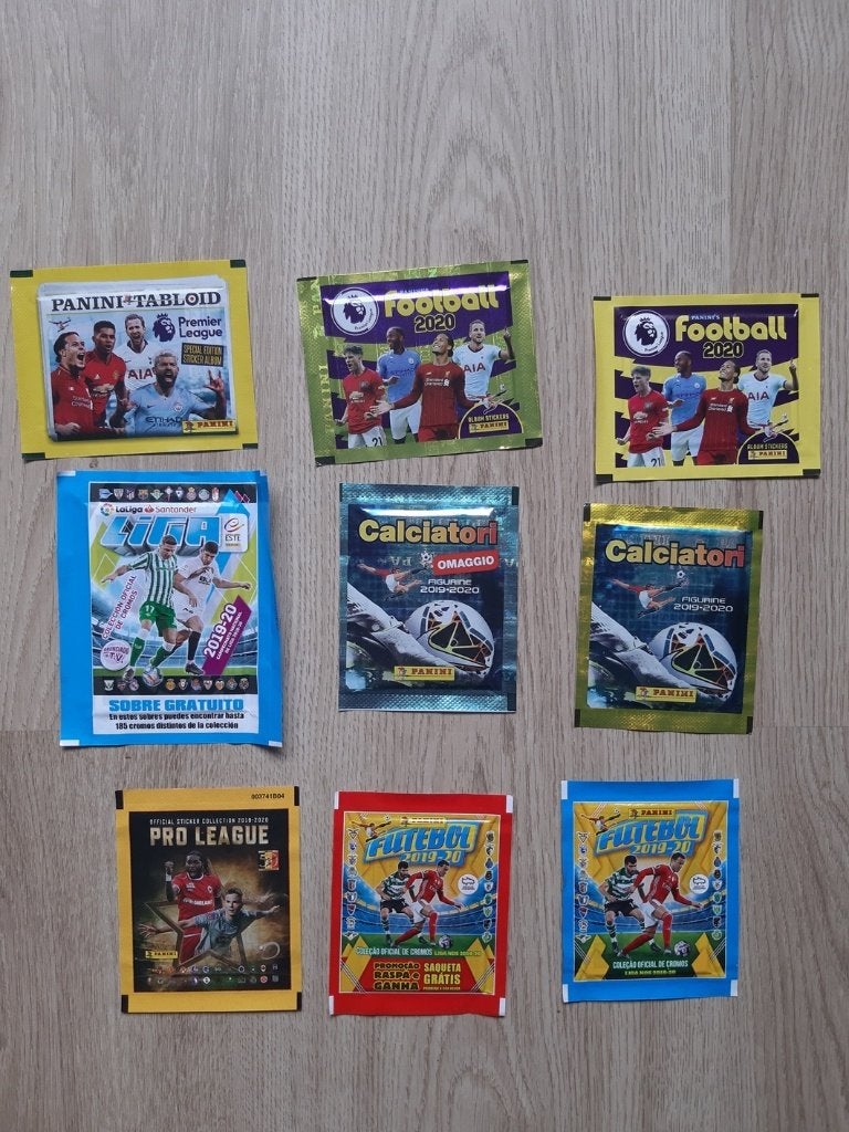 Verzameling ongeopende zakjes stickers (incl. Panini), Verzenden, Nieuw, Buitenlandse clubs, Poster, Plaatje of Sticker