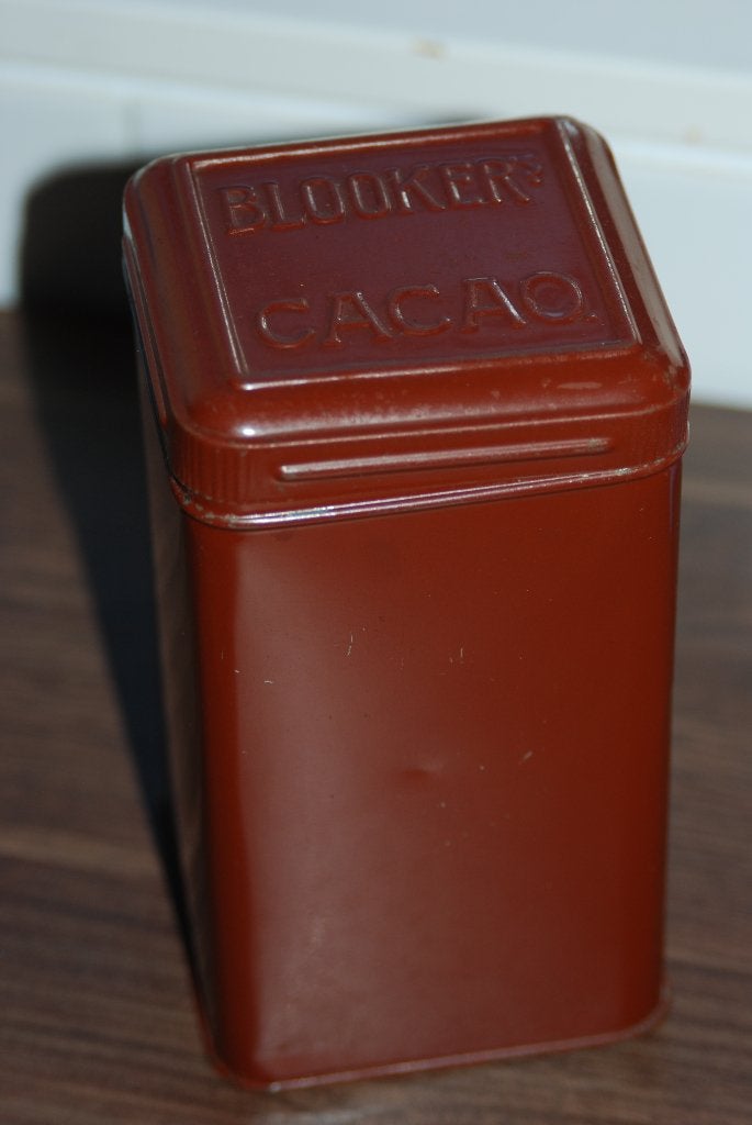 Oud cacao blikje, Ophalen of Verzenden, Gebruikt, Overige