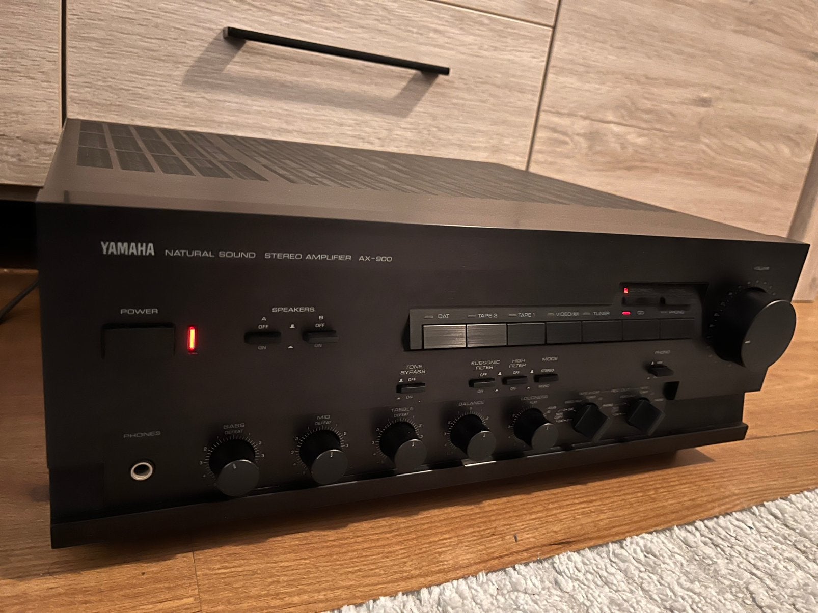 Yamaha AX-900 geïntegreerde high end versterker, Ophalen, Gebruikt, 120 watt of meer, Yamaha