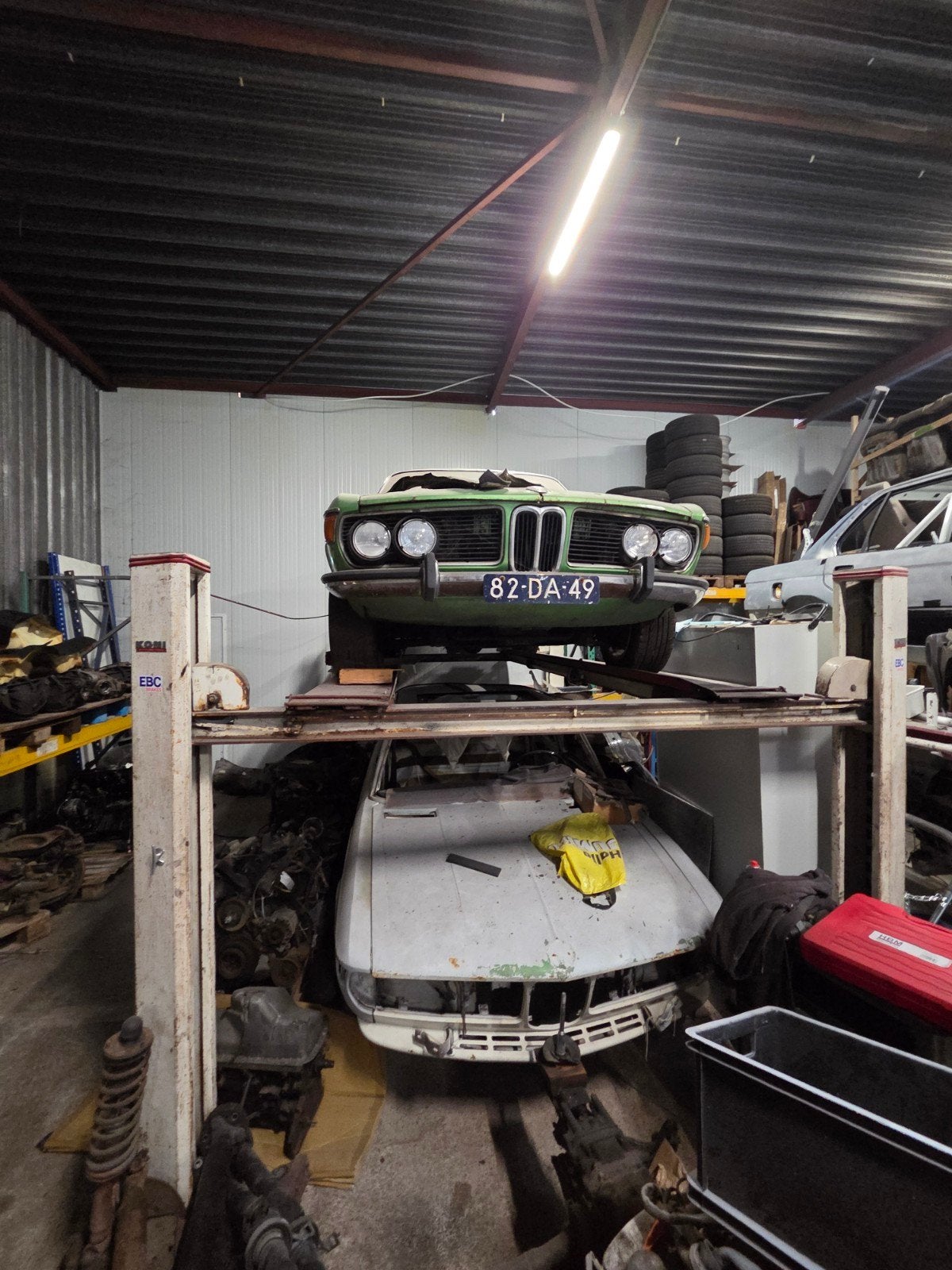 Bmw E3 3.0s + extra casco en heel veel extra onderdelen, Ophalen