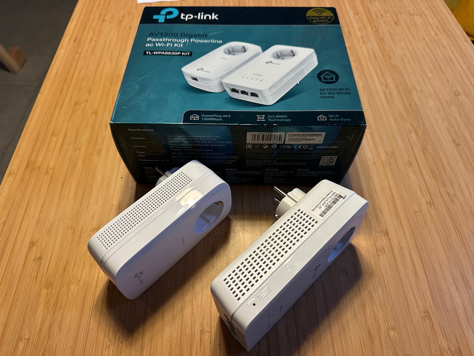 TP-Link AV1300 Gigabit Powerline Wi-Fi Kit WPA8630P, Ophalen of Verzenden, Zo goed als nieuw