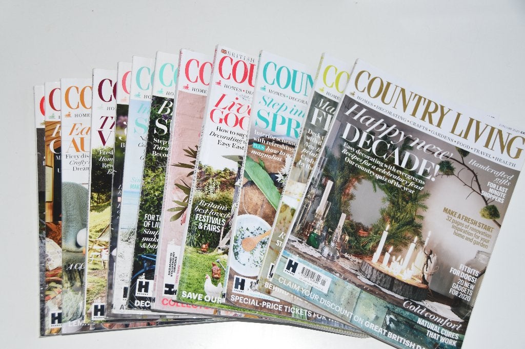 Country Living tijdschrift jaargang 2020 UK landelijk leven, Verzenden, Zo goed als nieuw, Overige typen