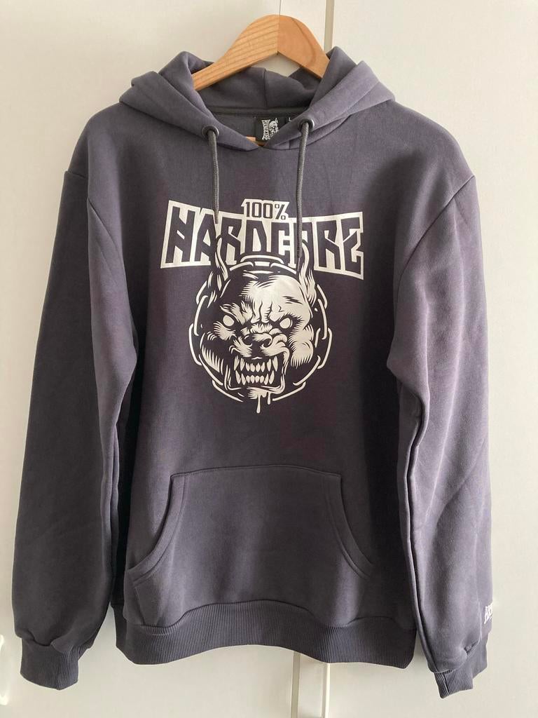 100% Hardcore hoodie grijs maat L nieuw, Verzenden, Nieuw, Maat 52/54 (L), Grijs