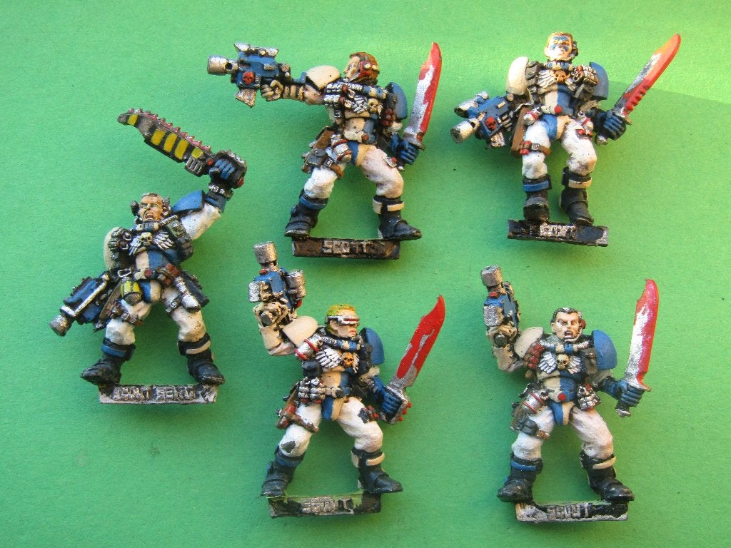 Space Marine Scouts - 1997, Hobby en Vrije tijd, Figuurtje(s), Ophalen of Verzenden, Geverfd, Warhammer 40000