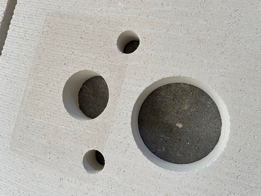 Toilet ombouw blokken WC uitsparingen, Ophalen, Gebruikt