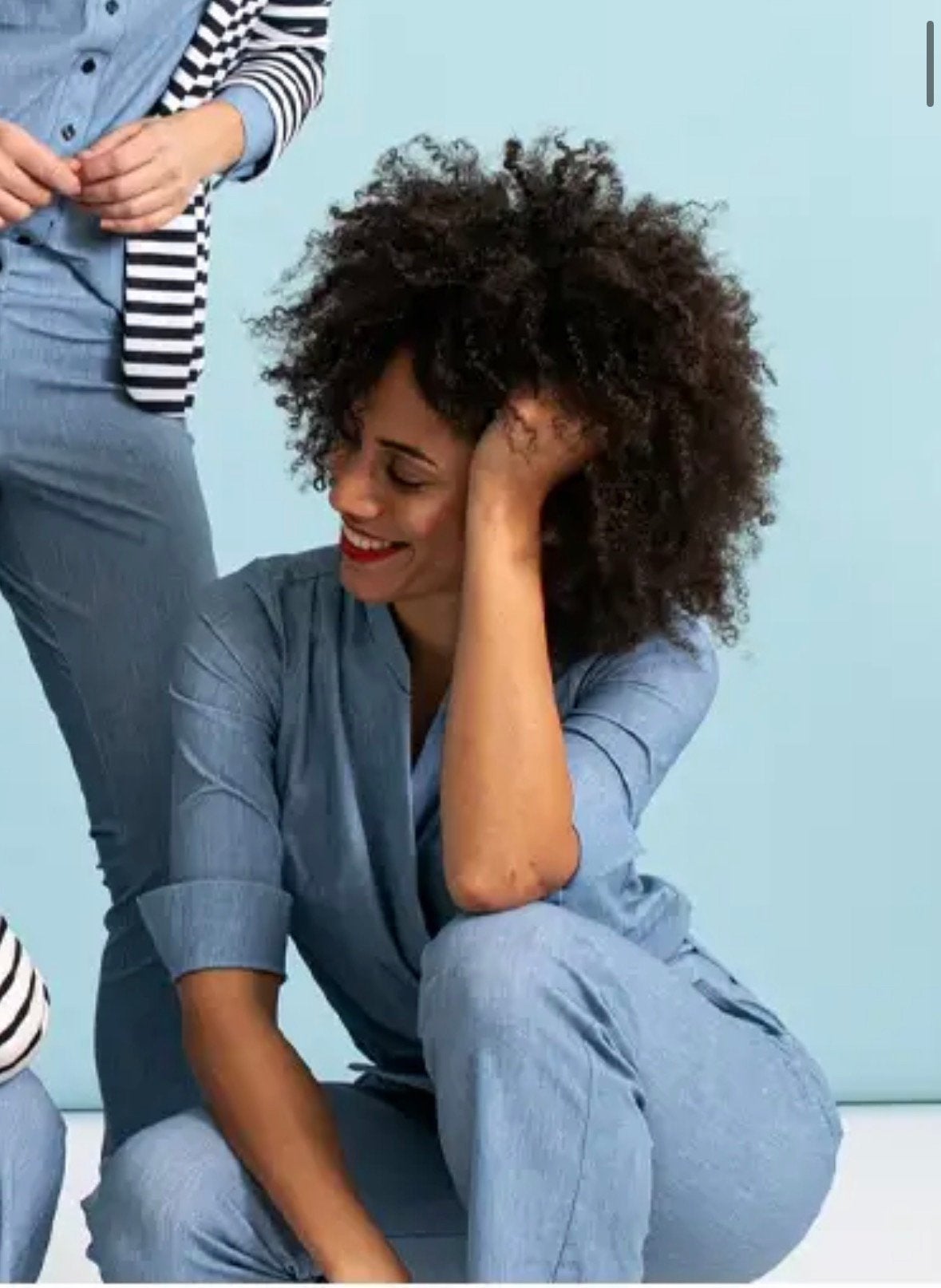Studio Anneloes Travelstof Denim Jumpsuit S - INGEKORT!, Verzenden, Zo goed als nieuw, Maat 36 (S), Blauw
