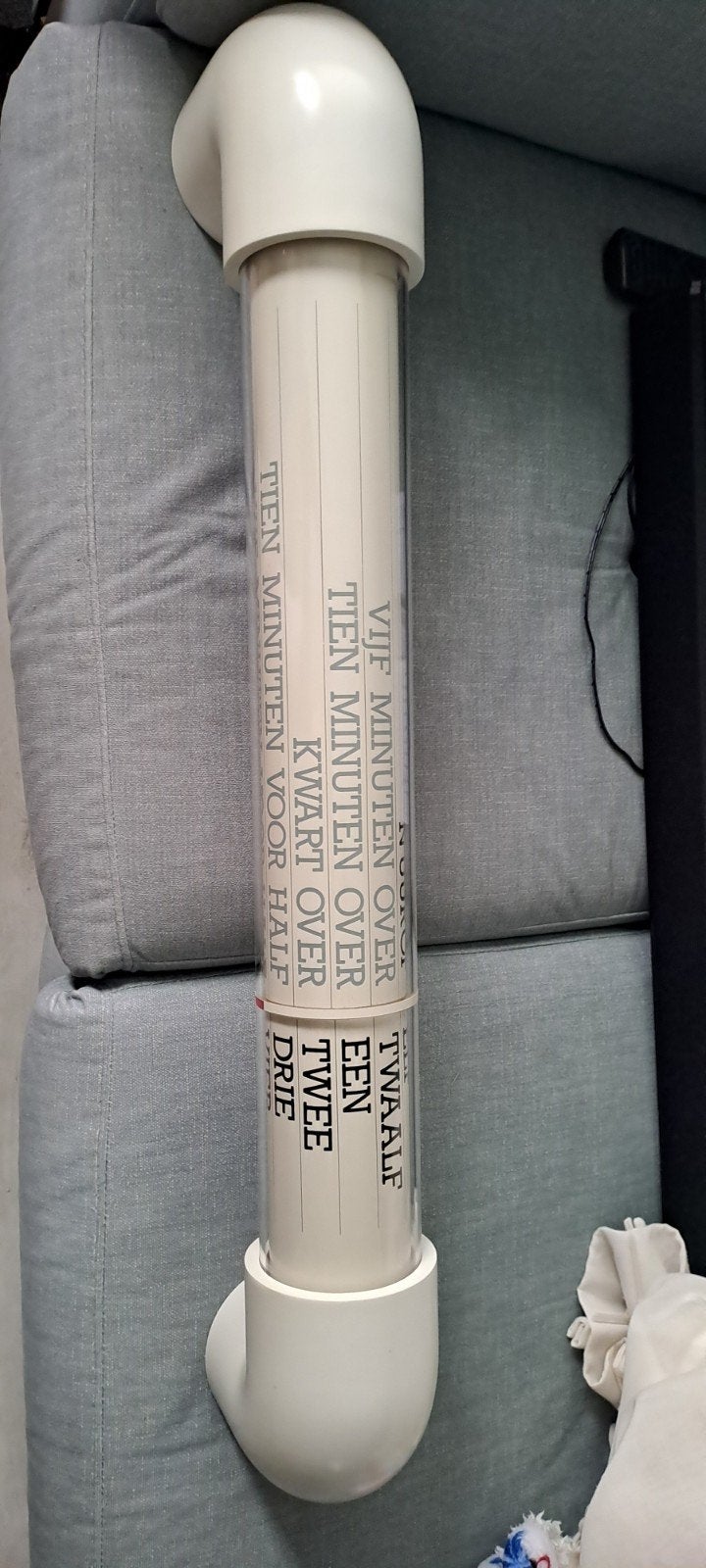 Retro klok jaren 80 Muller en van Dongen., Ophalen of Verzenden