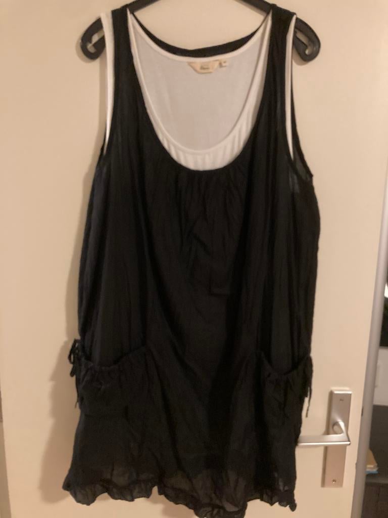 Te koop jurk maat 50, Kleding | Dames, Ophalen of Verzenden, Zo goed als nieuw, Zwart, Jurk