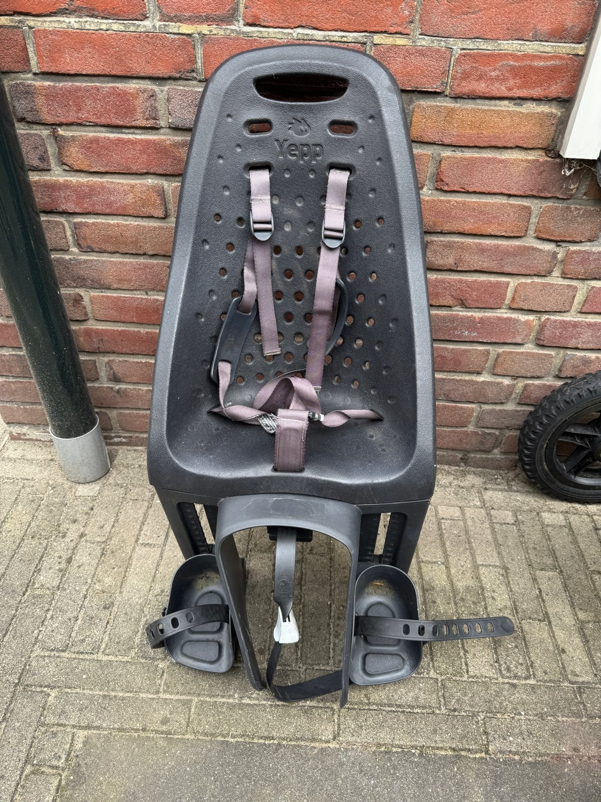 Yepp Achterzitje - Gebruikt maar in goede staat, Ophalen, Achterzitje, 9 t/m 36 kg, Gebruikt