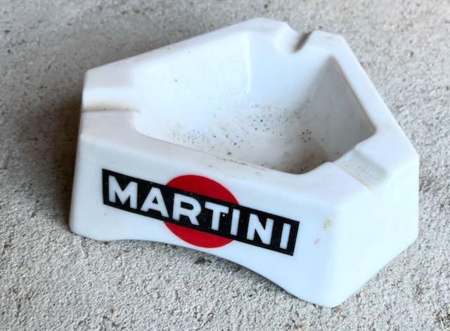 MARTINI  - vintage reclame asbak  aardewerk, Ophalen of Verzenden, Gebruikt, Gebruiksvoorwerp